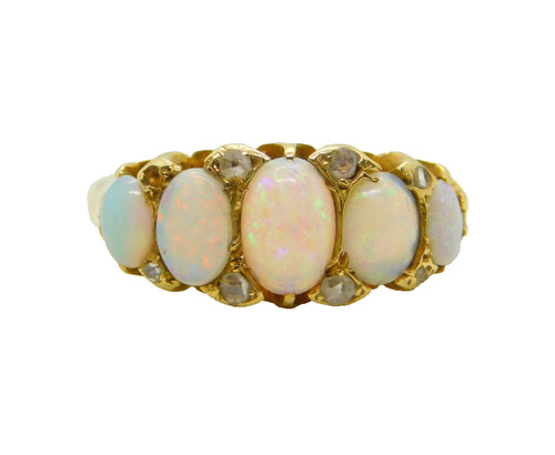 Victorian 18ct gold graduating - victorian,