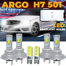 Fits Mercedes C Class Led Headlight W204 2007-14 Xenon High Low Side Light Bulbs