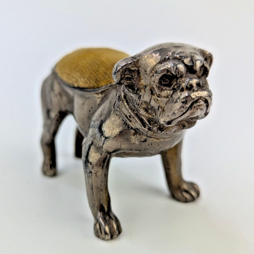 Vintage metal english - vintage, bulldog
