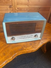 Ferranti vintage radio, blue