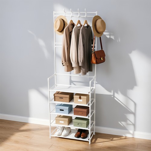 Tiers shoe rack shelf coat - 5,