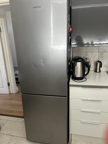 Samsung silver fridge - samsung, freezer