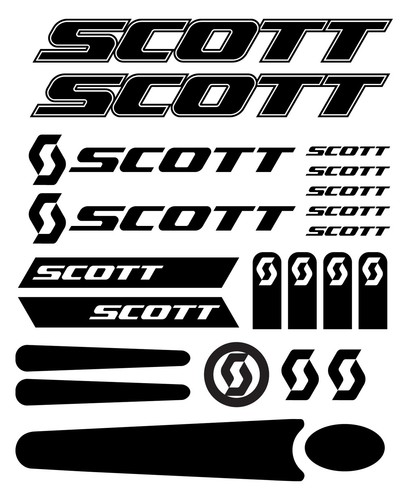Scott cycle decal set - decal, 20x