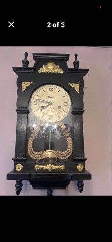 Vintage antique pendulum clock - antique,