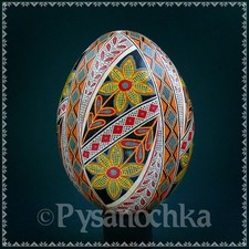 Real Ukrainian Pysanky Chicken