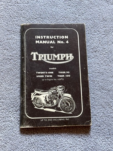Triumph instruction manual - triumph,