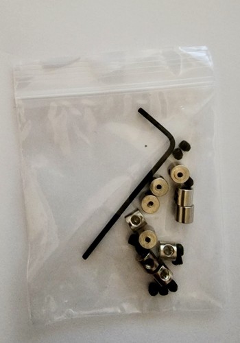 Brooch pin saver barrel - 12,