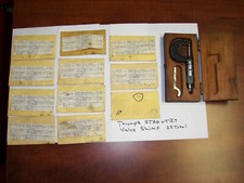 Triumph STAG + TR7 Valve Shims