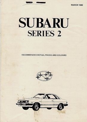 Subaru 1600 specifications - 1600,