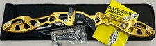 Kinetic 25" Lancer Recurve riser - Left handed. Gold finish, ILF