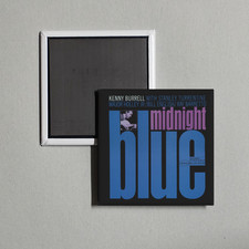 Kenny Burrell - Midnight Blue (The Rudy Van Gel Album Cover Locker Fridge Magnet