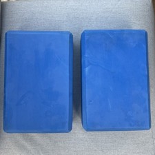Yoga Blocks 2x Foam Bricks for Pilates Balance Gym Fitness Stretching Exercise