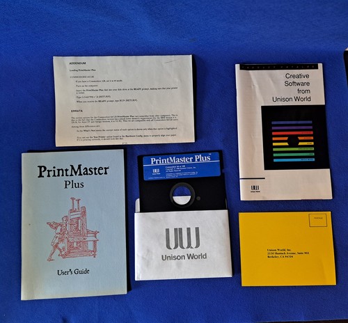 Printmaster plus commodore - printmaster,
