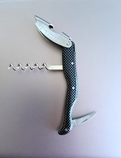 Laguiole Jean Dubost Millésime Waiter Corkscrew Wine Sommelier Carbon Look