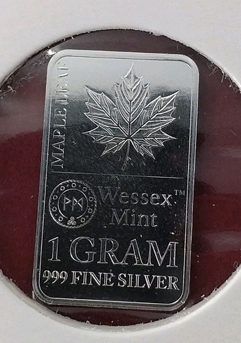 999 silver bar fine - 1g,