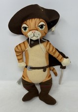 Hasbro Shrek 2 Puss in Boots Talking Plushies Soft Toys 2003 Dreamworks (K16)