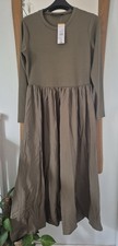 Tesco F&F Khaki Maxi Dress New