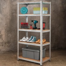 Heavy Duty 5 Tier Silver