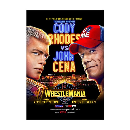 Wwe wrestlemania poster v3 - 41,