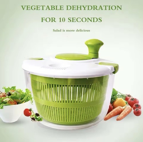 Manual salad spinner - manual, large
