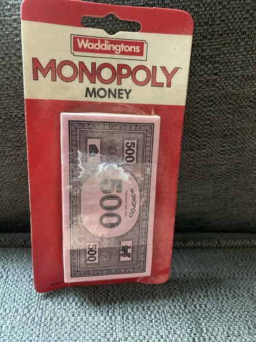 Vintage monopoly money - vintage, in