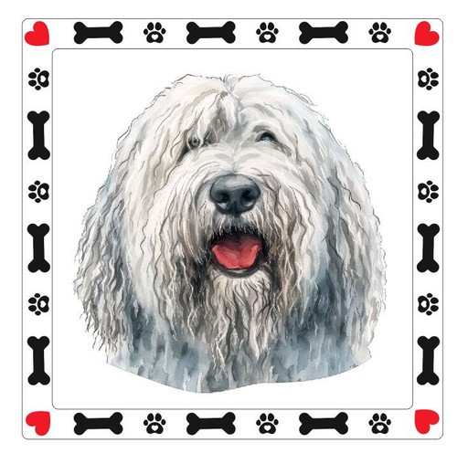 Komondor dog sticker decal - komondor,