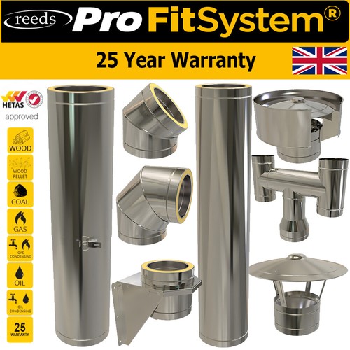 Inch stove flue system twin - 5,
