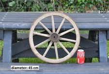 Vintage old wooden cart wagon
