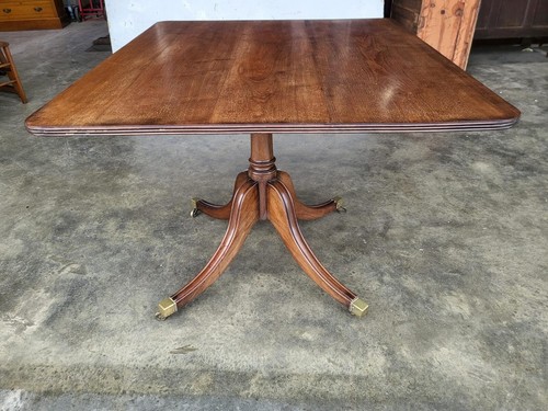 Antique solid mahogany - , square