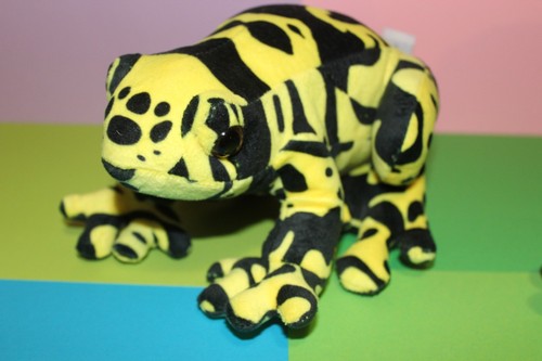 Yellow poison dart frog plush - yellow,