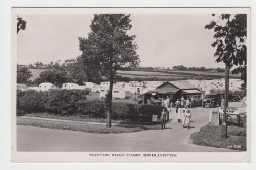 Rppc marton road camp - rppc,