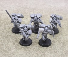 40k Space Marines ASSAULT SQUAD with SWORDS 5 figures unpainted GW 33663