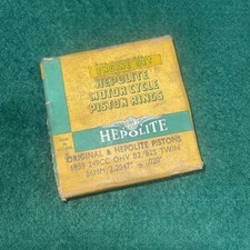 BSA Sunbeam 56mm +.020” Piston Rings 250cc 1959 Hepolite NOS 11760 