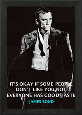 James Bond Framed Wall Art