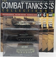 3 x  DeAgostini Combat Tanks