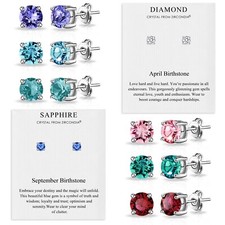 Birthstone Earrings Created