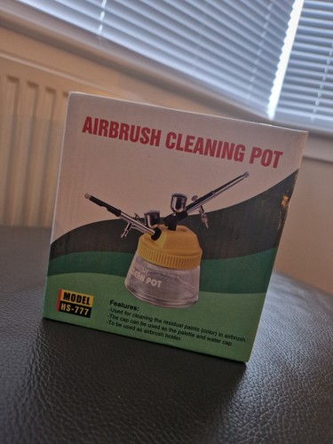 Airbrush cleaning pot hs 777 - cleaning,