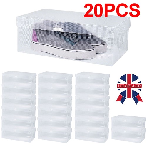 20x clear plastic shoe - 20x, storage