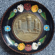 Bargeware Hard Painted Castle Plaque Barge Boat Barge 