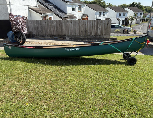 Wenonah canoe green - canoe,