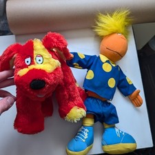 Vintage 1999 Tweenies Jake and Doodles Soft Plush Toys