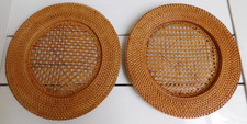 Woven Wicker Rattan Charger