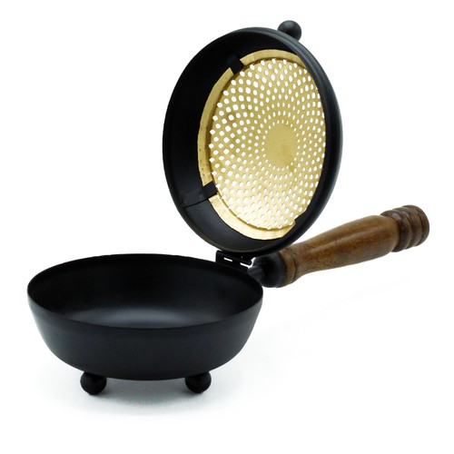 Large iron censer incense - large,