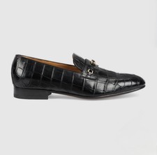 Gucci Black Alligator Leather