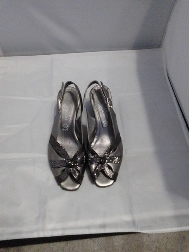 Leather sling back shoes - sling,