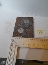 Vintage Printing Plate Police