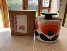 Rare & collectable Orla Kiely “70's flower”ceramic jar + BOX. *SEE MY OTHERS*