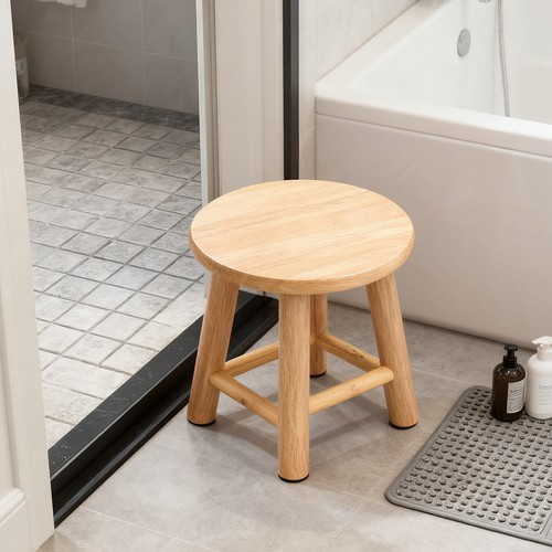 Solid wooden milking stool - solid,