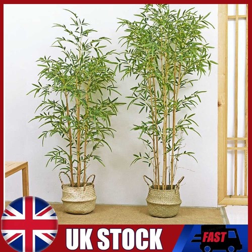Faux potted artificial bamboo - potted,