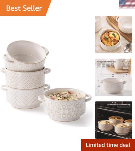 Soup bowls with handles oven - bowls,